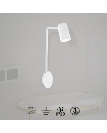 SAL BLANCO * APLIQUE LED GU10 BLANCO